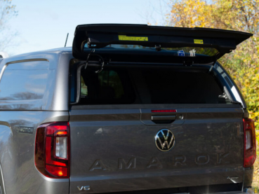 Preview: Hardtop ohne Seitenscheiben, in Wagenfarbe lackiert, kabinenhoch, für VW Amarok Doppelkabiner, Modell 2023